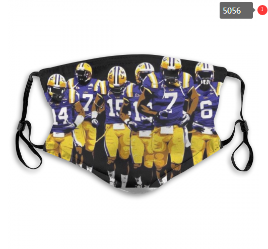 NCAA LSU Tigers #14 Dust mask with filter->ncaa dust mask->Sports Accessory